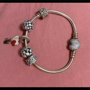 pandora bracelet with charms